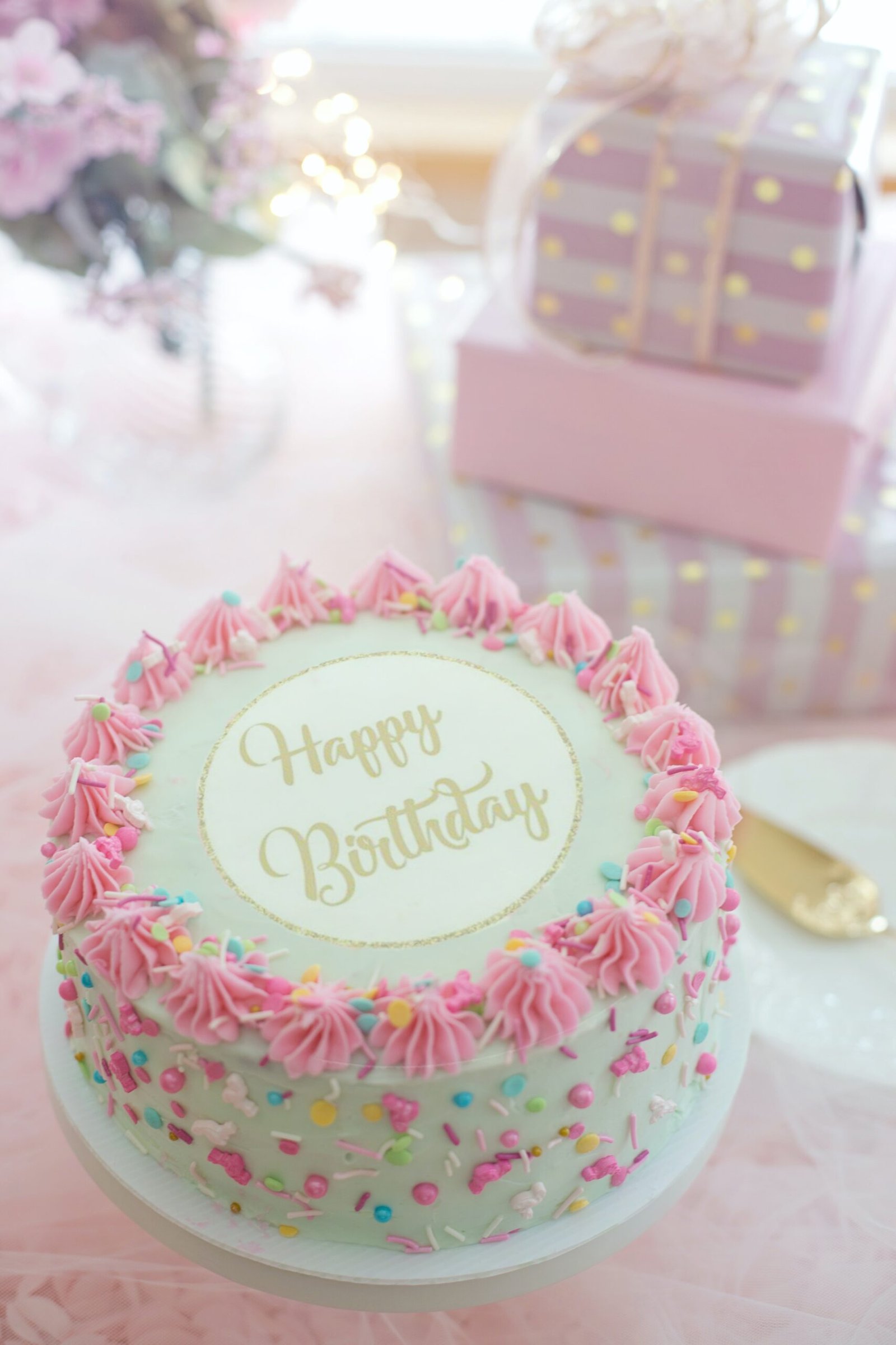 Birthday cake with name